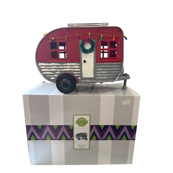 Scentsy Christmas Camper Wax Warmer New Open Box - Picture 1 of 9